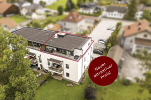 Munderfing - 2-Zimmer Wohnung in Ruhelage / Penthouse / 2 Terrassen / 2 KFZ-Freistellplätze.