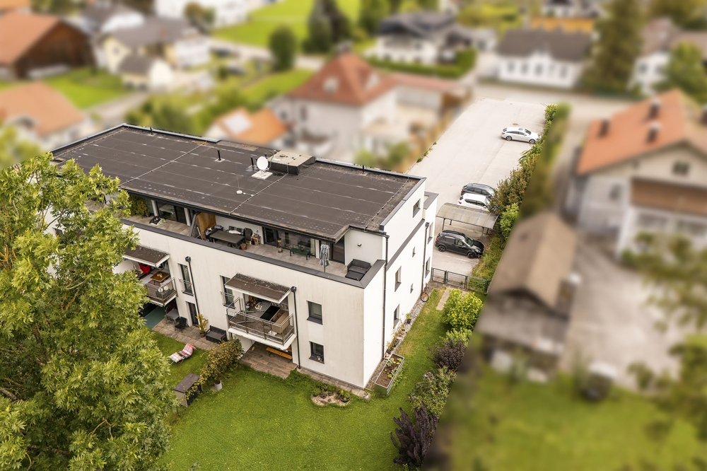 Munderfing - 2-Zimmer Wohnung in Ruhelage / Penthouse / 2 Terrassen / 2 KFZ-Freistellplätze.