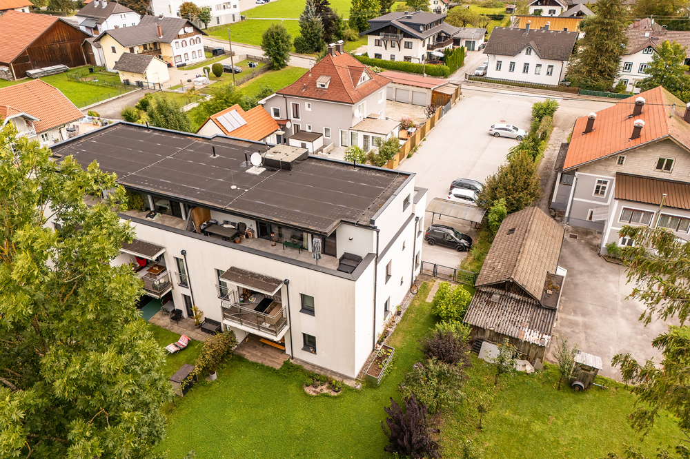Munderfing - Schöne Penthouse-Wohnung in idyllischer Lage mit 2 großzügigen Dachterrassen.